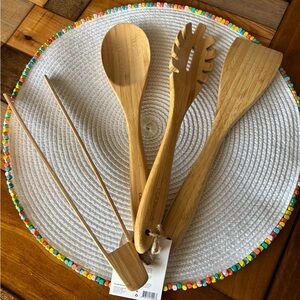 BAMBOO Natural Utensil Trio